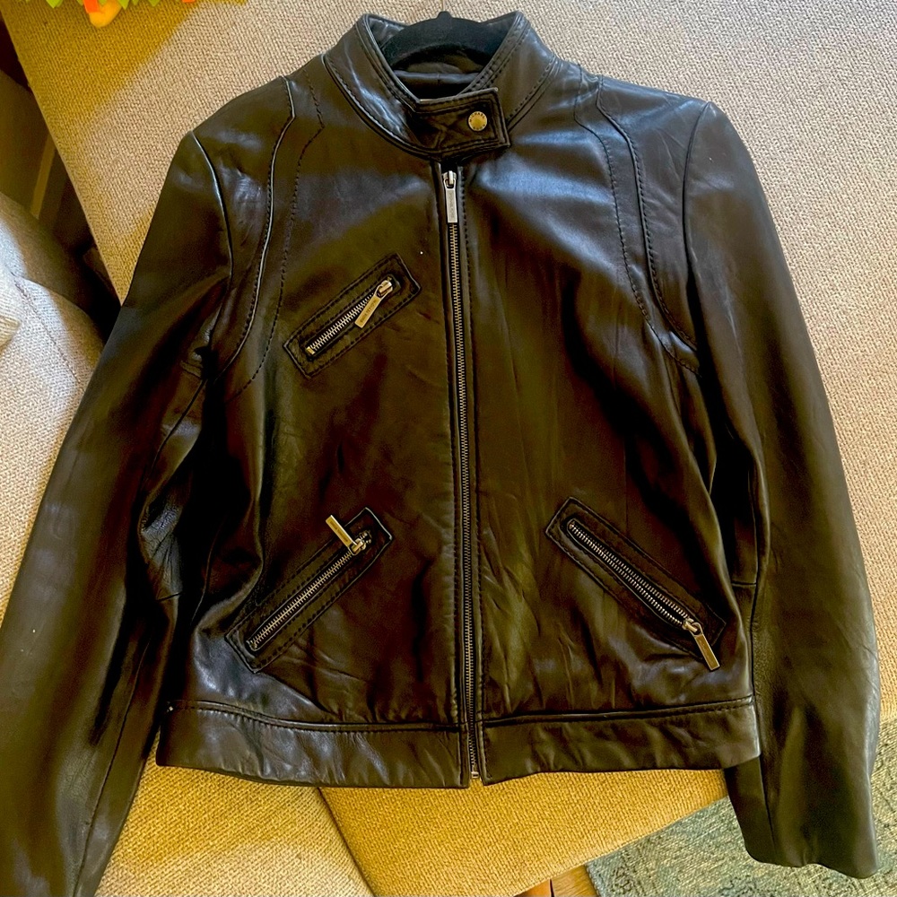 Michael Kors Moto Jacket 100% leather
